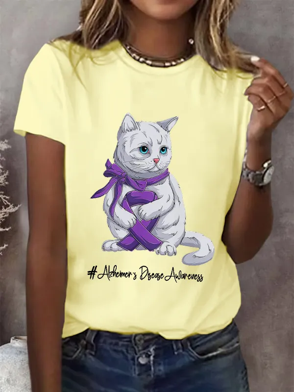 National Alzheimer'S Disease Awareness Month Purpl T-Shirt