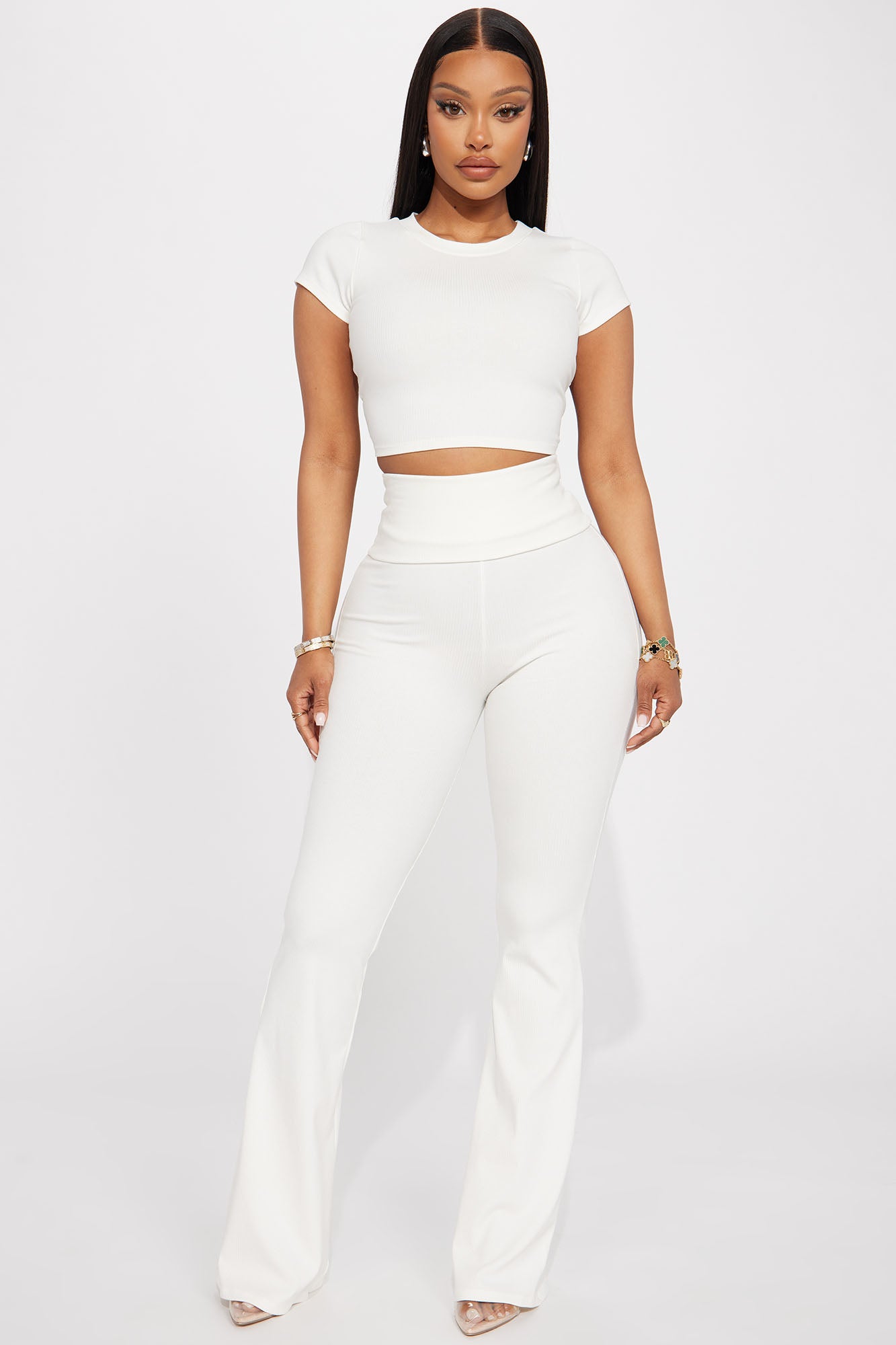 Tamara Snatched Pant Set - Off White