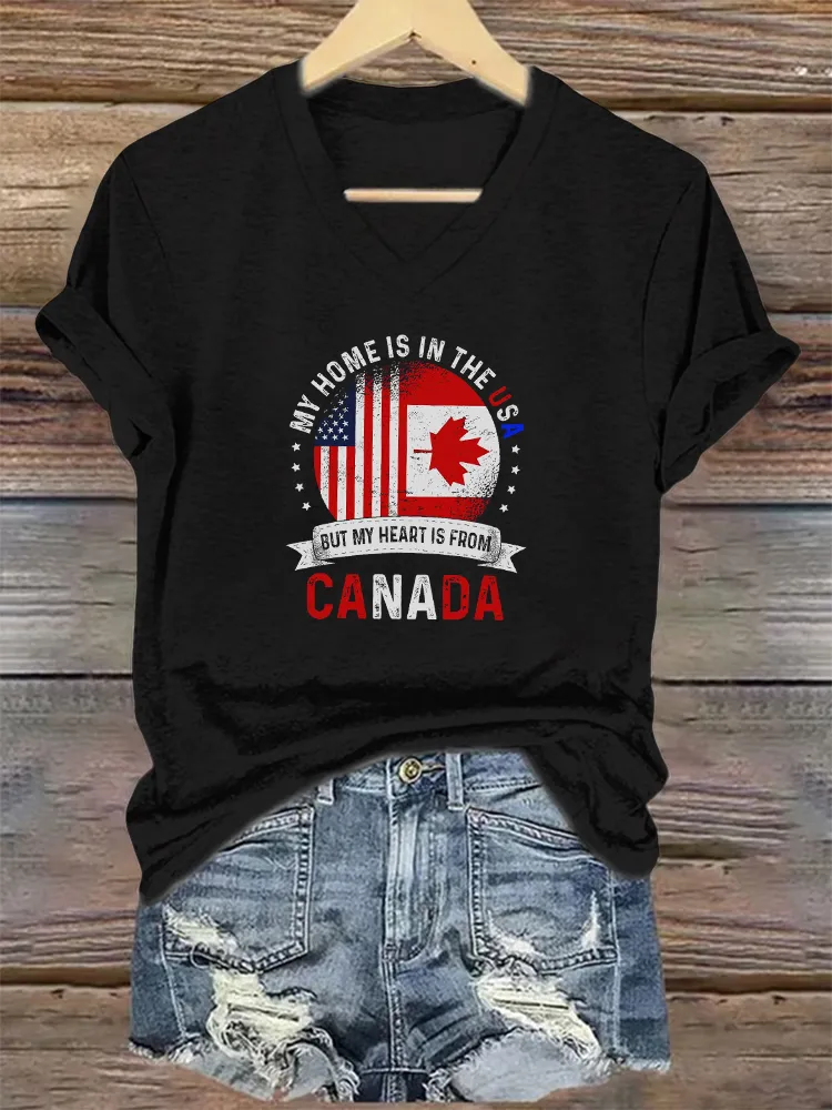Women'S Canada Are Not For Sale T-Shirt