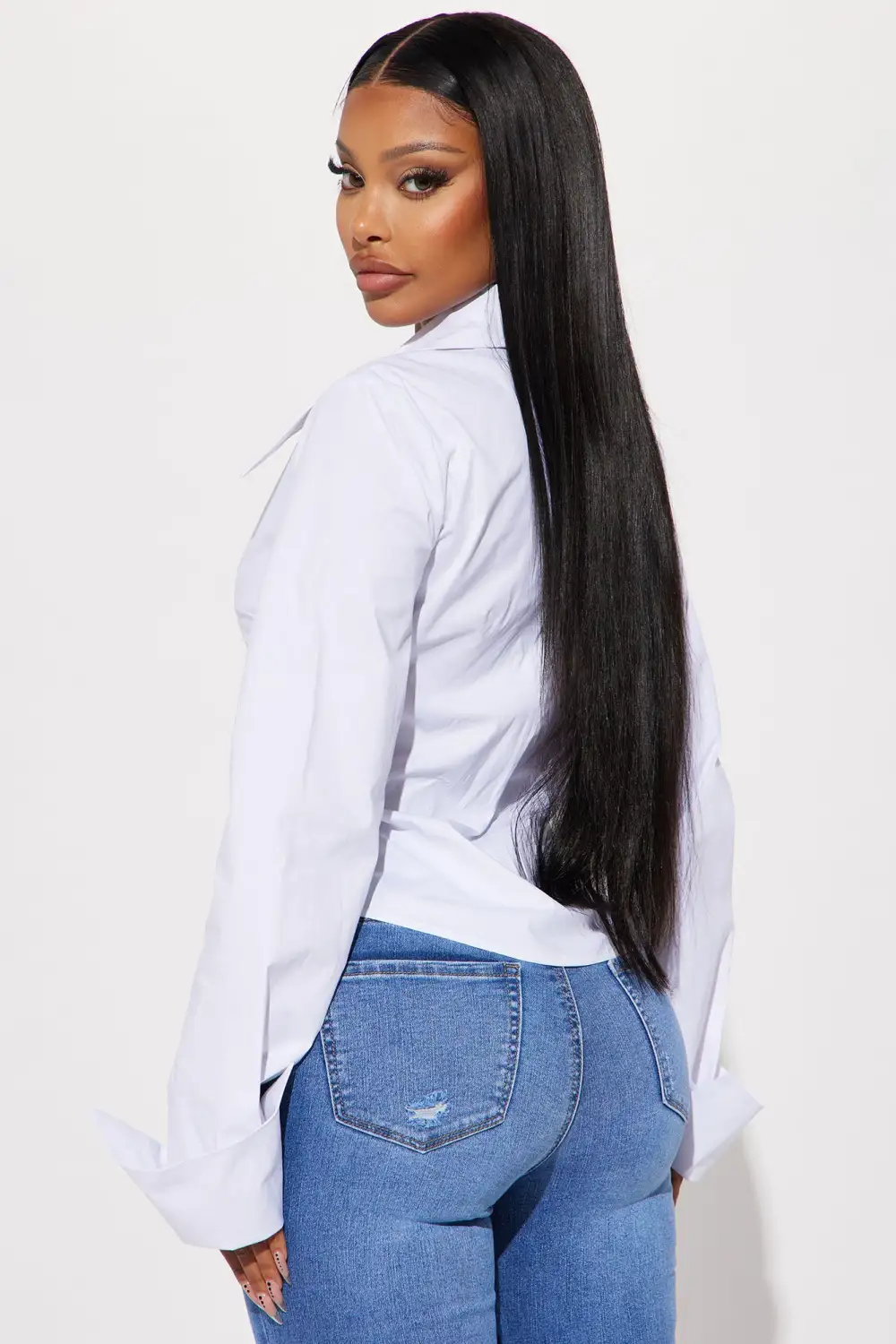 Anya Poplin Shirt - White