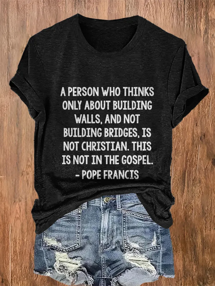 Women's Rest In Peace 1936-2025 Round Neck Short Sleeves Pure Cotton T-Shirt