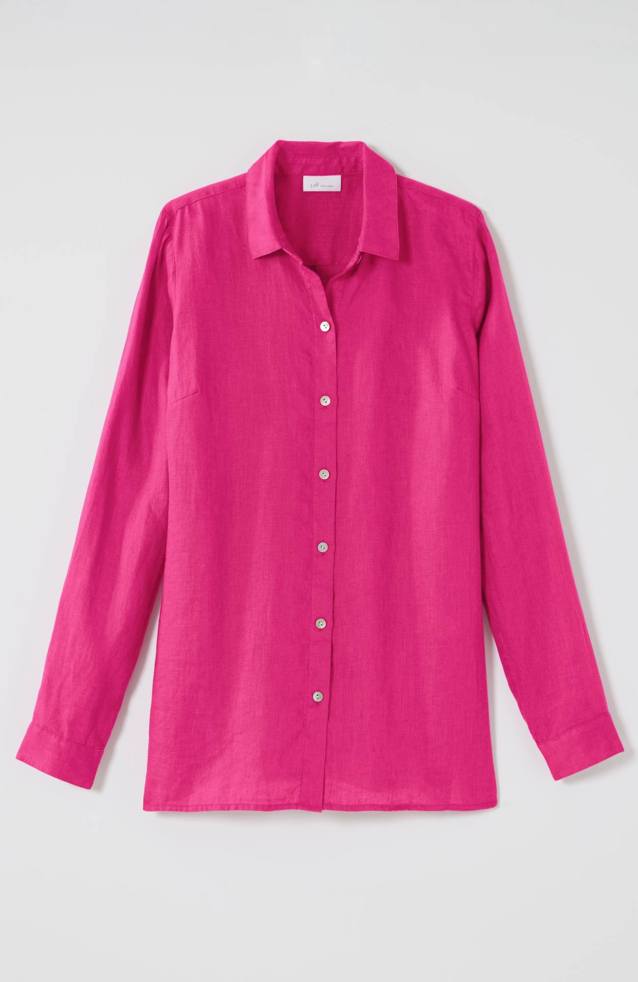 Everyday Linen Button-Front Shirt