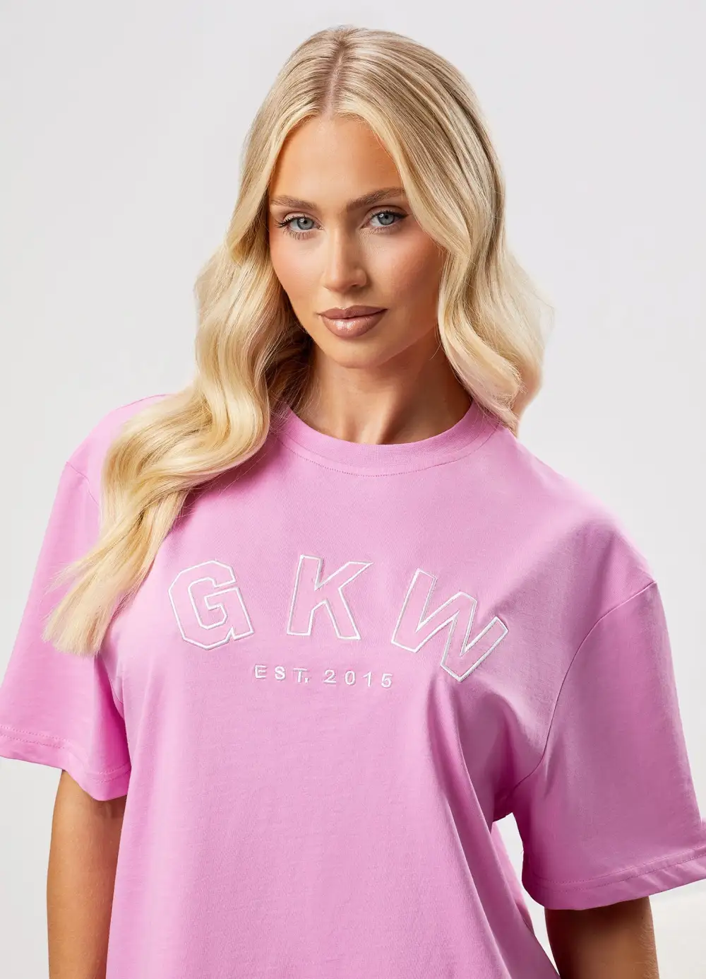GKW Boyfriend Tee - Pink Rose