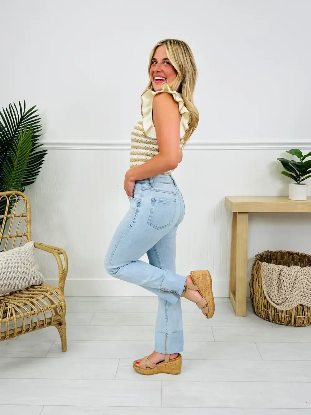 MOCO Exclusive Not Your Mother's Tummy Control Mom Jeans