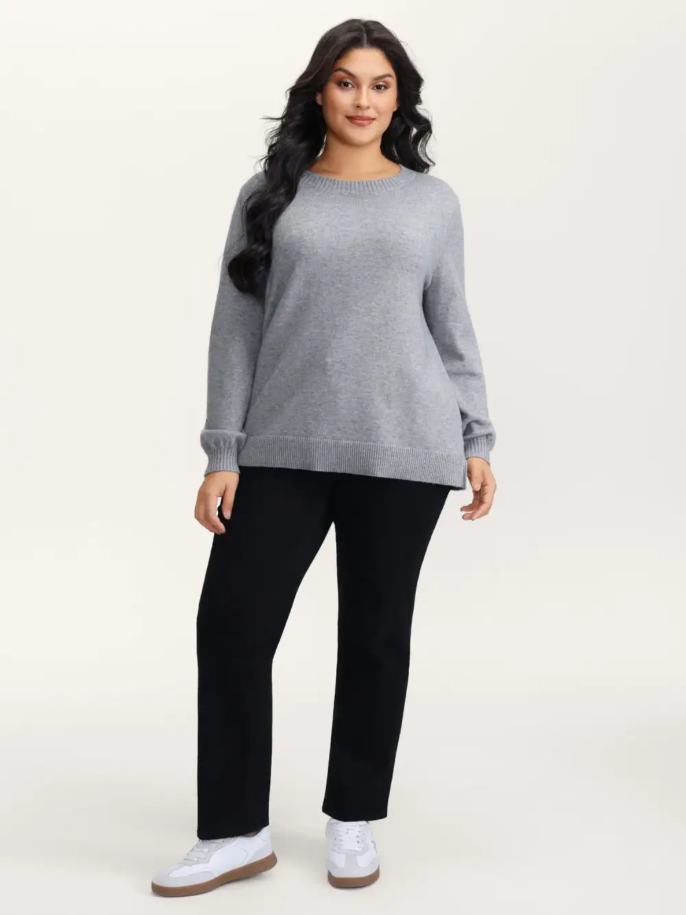 Bow Detail Ribbed Hem Pullover