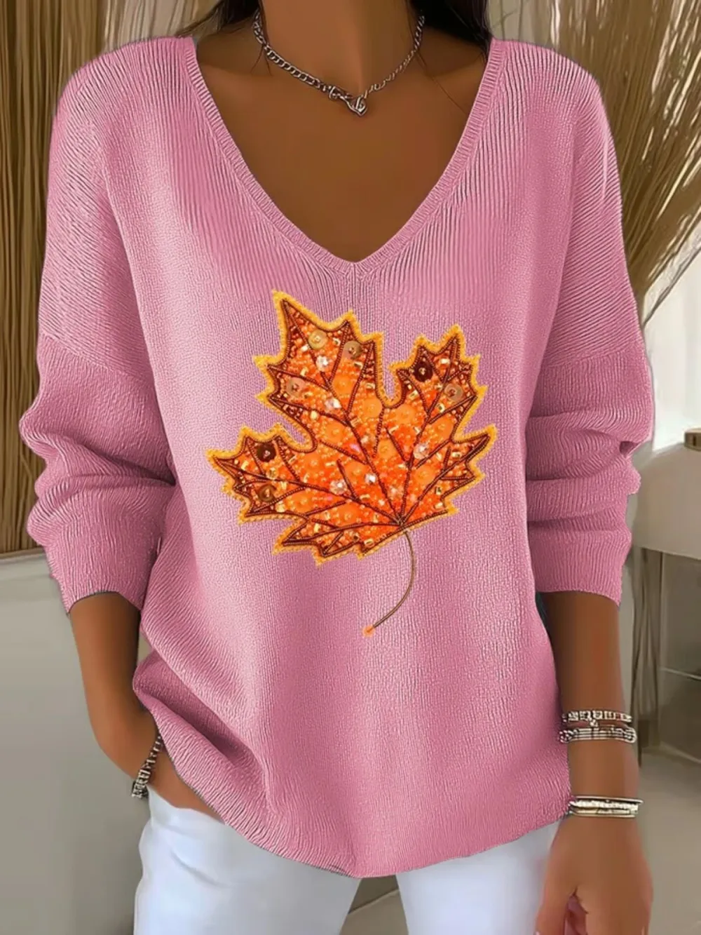 Maple Leaf Casual Sweater