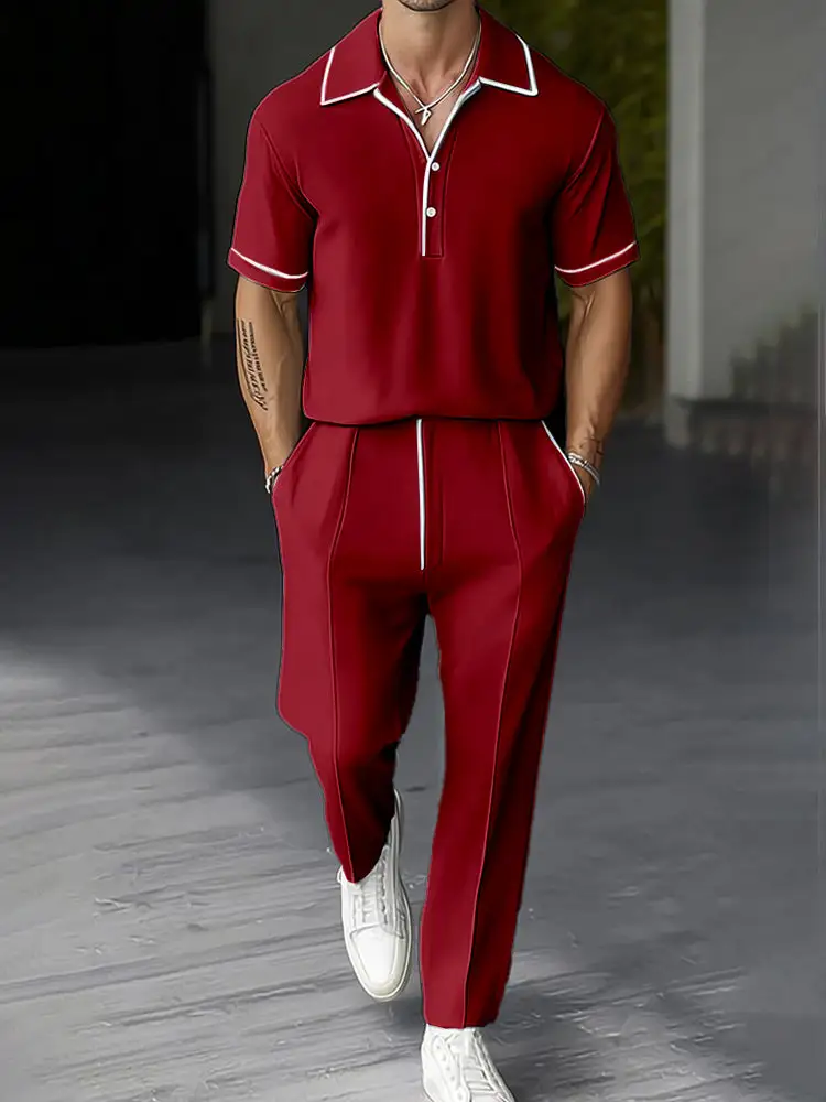 Modern Essential Polo Shirt Set