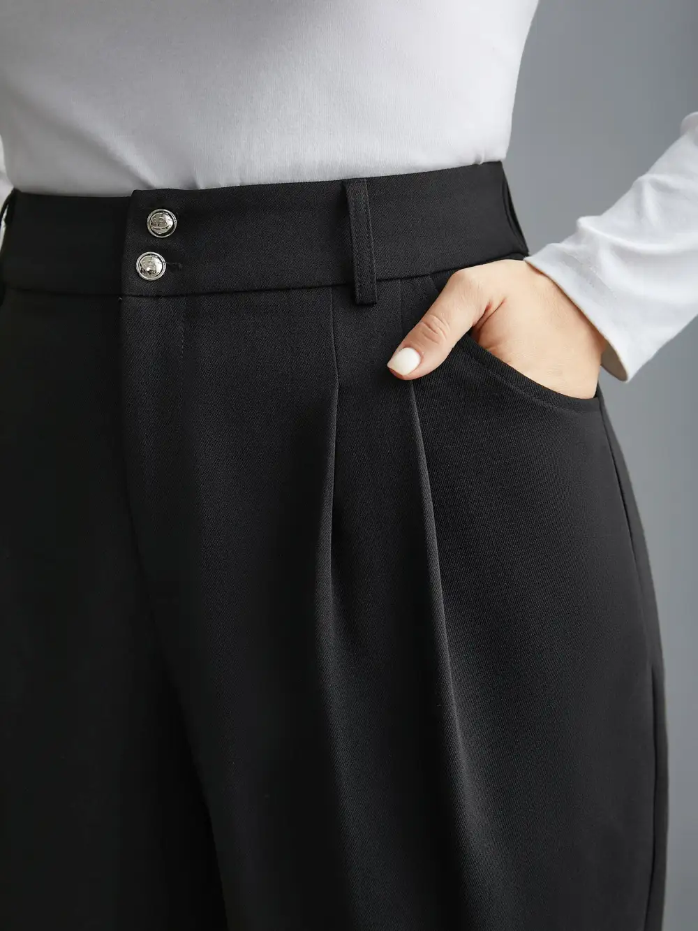 Double Buckle Straight Leg Pants