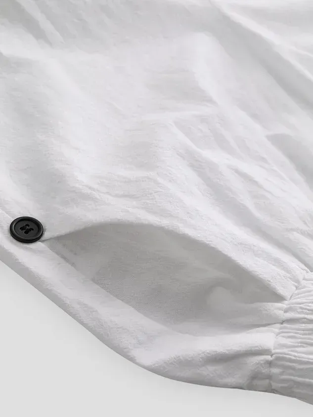 Vacation Casual Loosen Cotton Linen Solid Pants(⚡Clearance Sale)