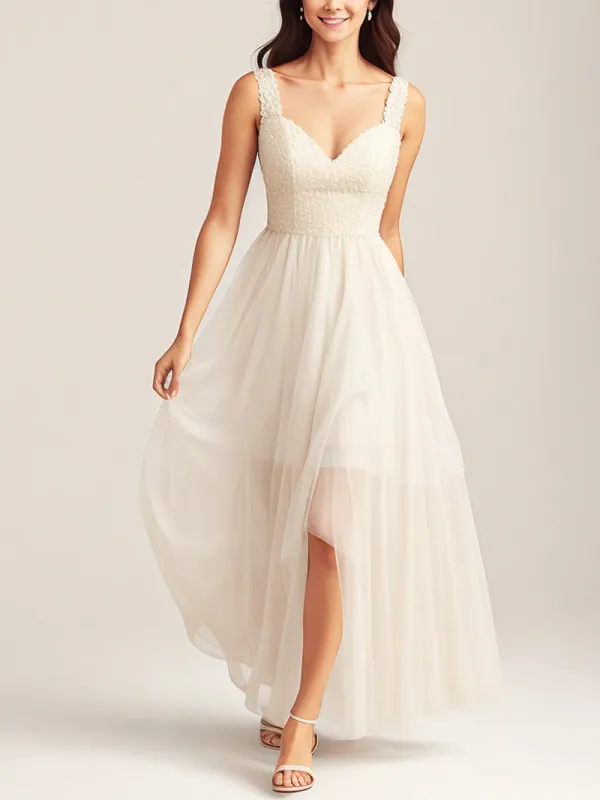 Lace Long Dress Women's Bridesmaid Dress