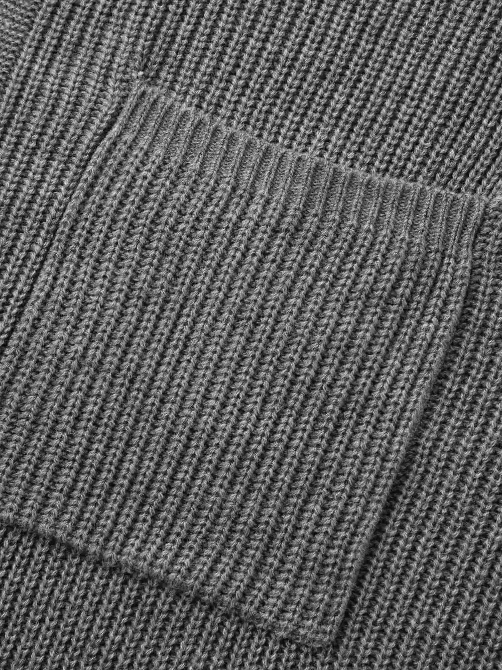 Texture Striped Patchwork Patched Pocket Cardigan