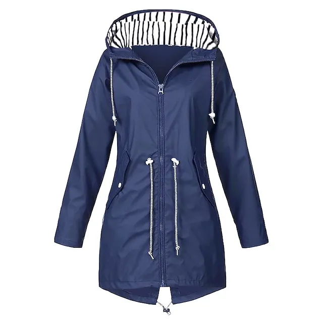 Women's Raincoats Windbreaker Rain Jacket