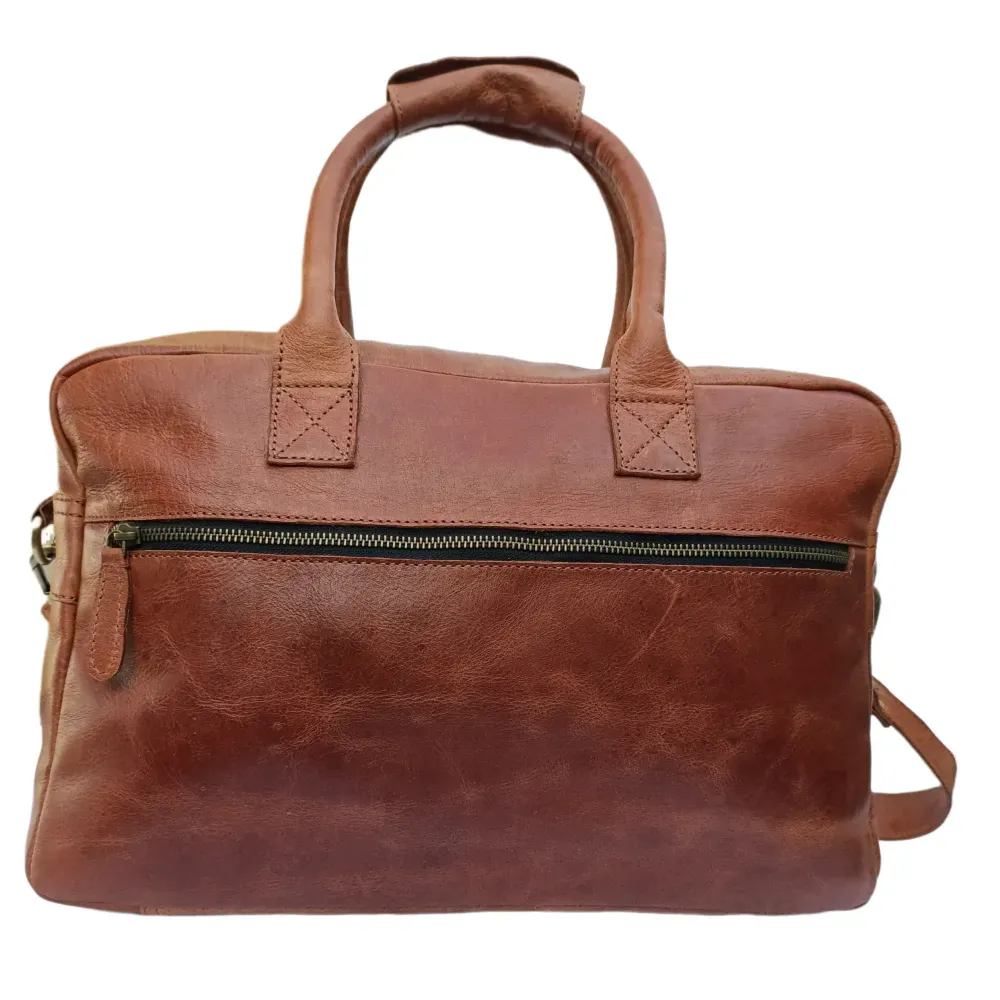 Rustic Brown Briefcase