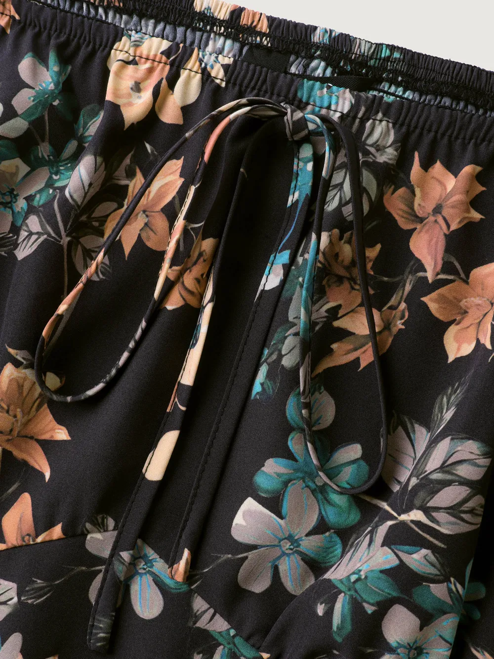 Floral Print Bust Ease Pockets Midi Dress