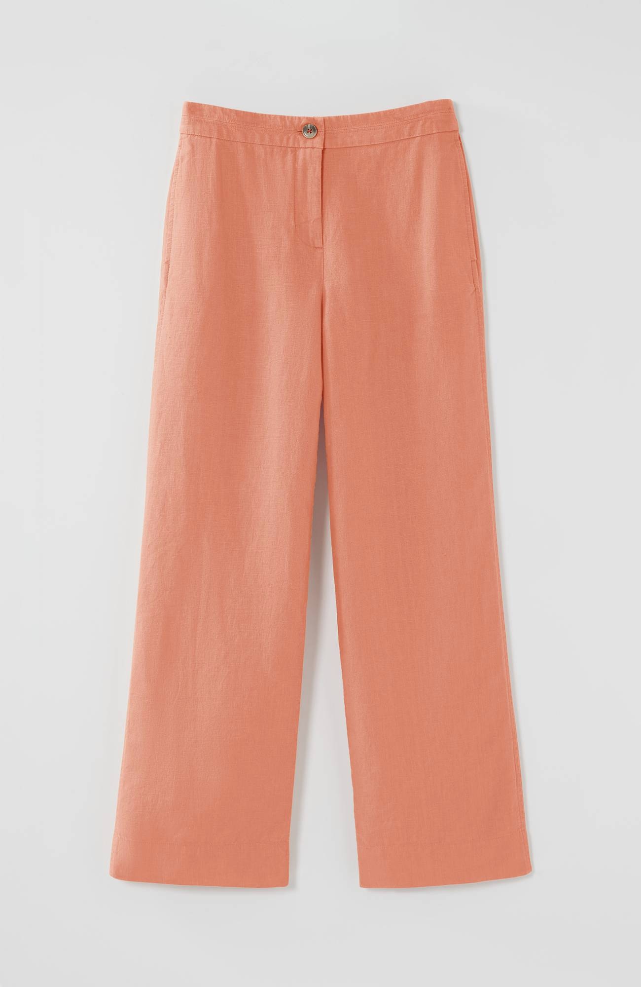 Easy Linen Wide-Leg Crops