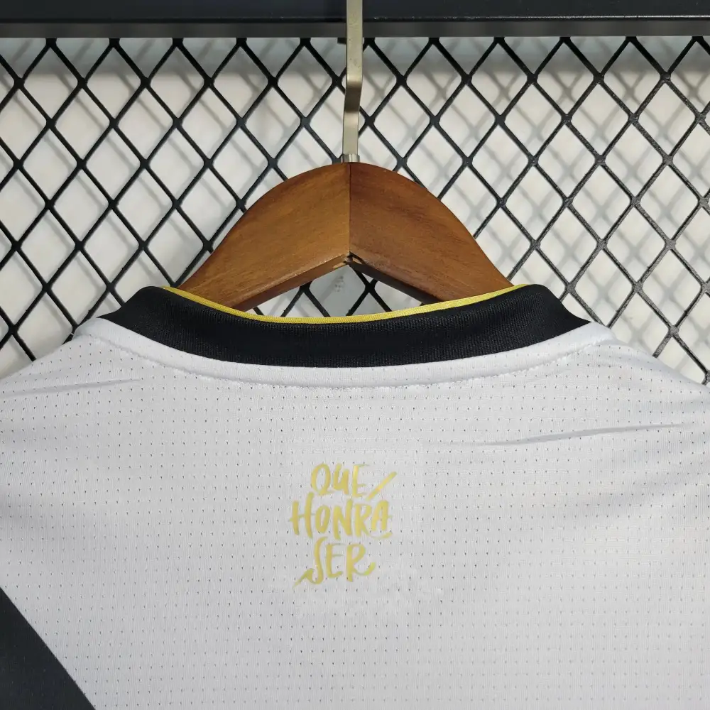 Camisa Vasco da Gama Away 23/24 Feminina - Branca e Preta