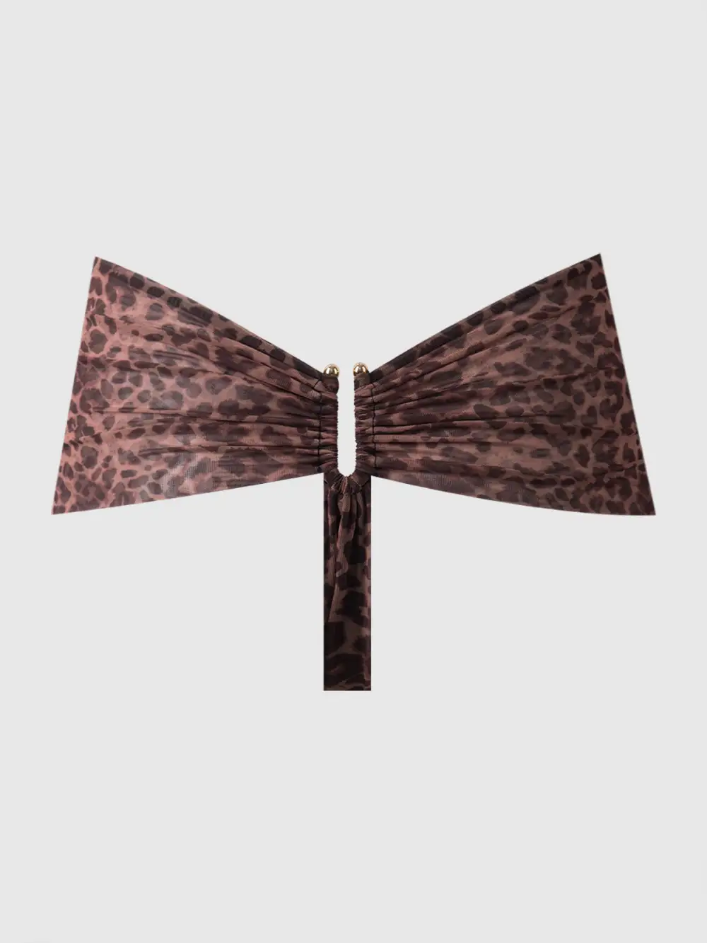 Frederick's Of Hollywood Alanza Mesh U Hook Thong Swim Bottom