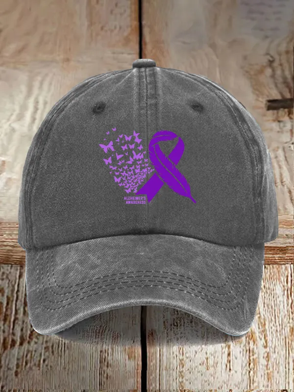 Alzheimer'S Awareness Purple Alzheimers Baseball Caps