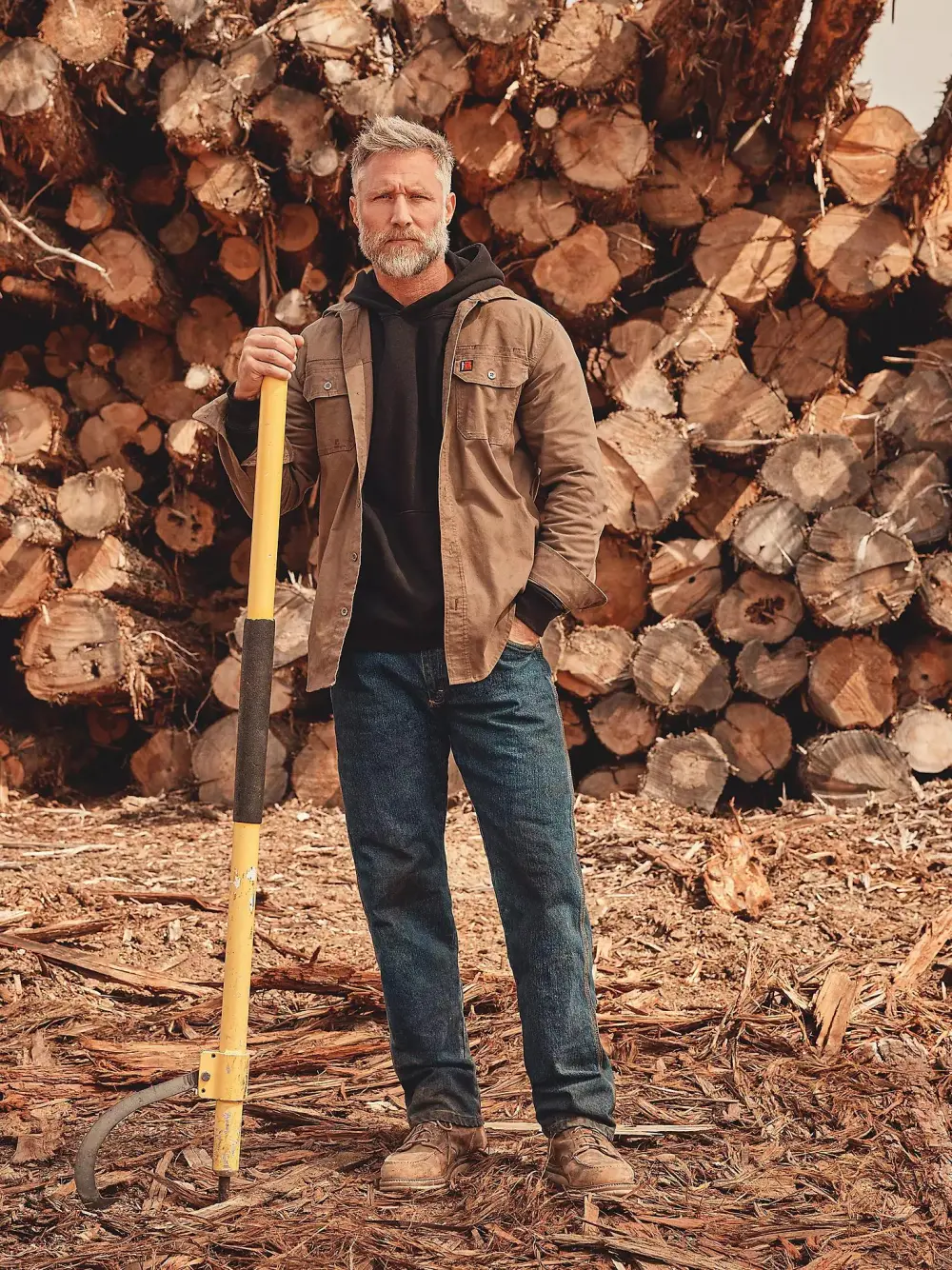 WRANGLER RIGGS WORKWEAR ADVANCED COMFORT FIVE POCKET JEAN IN DARK TINT