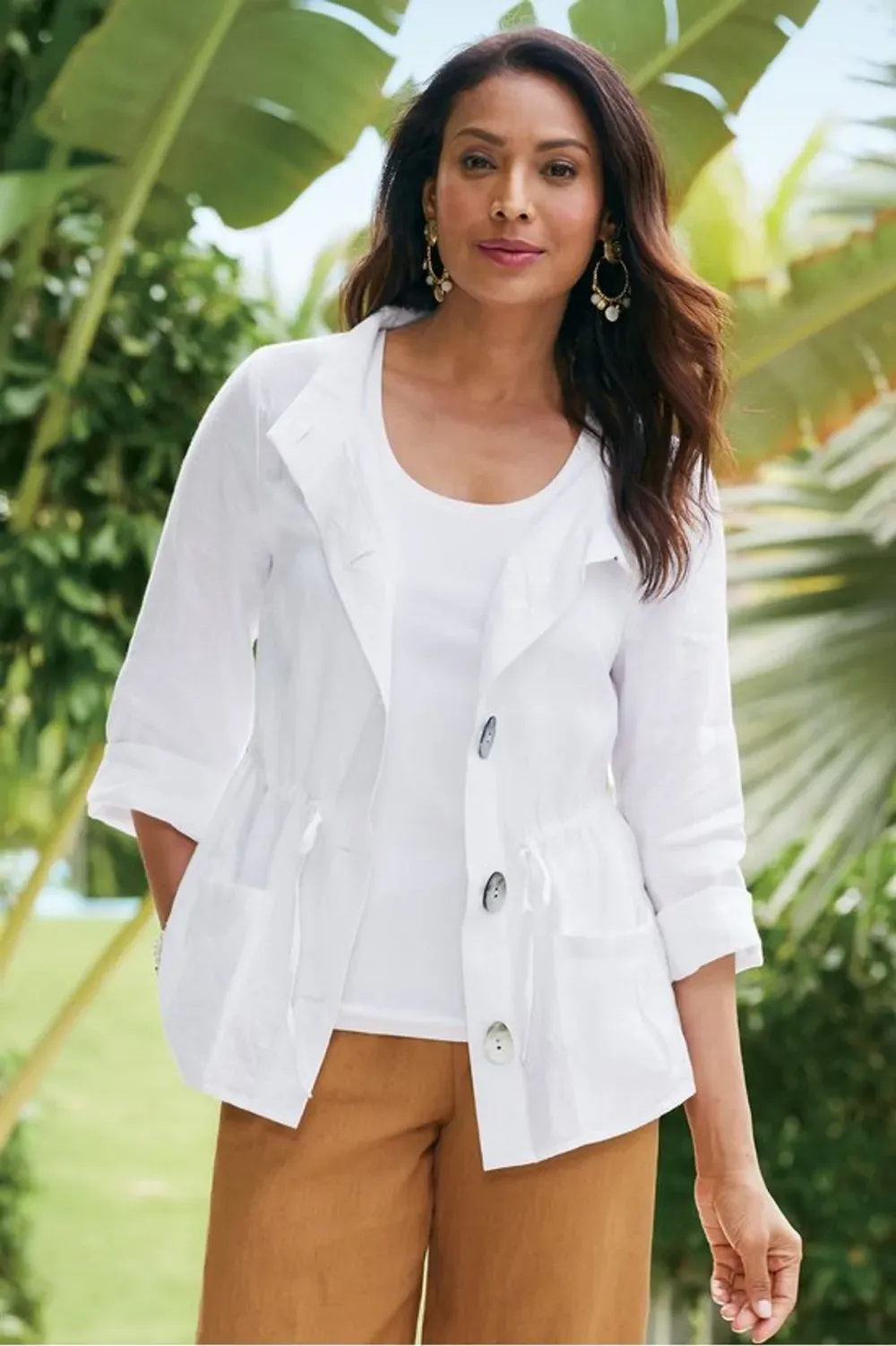 Mahira Linen Jacket