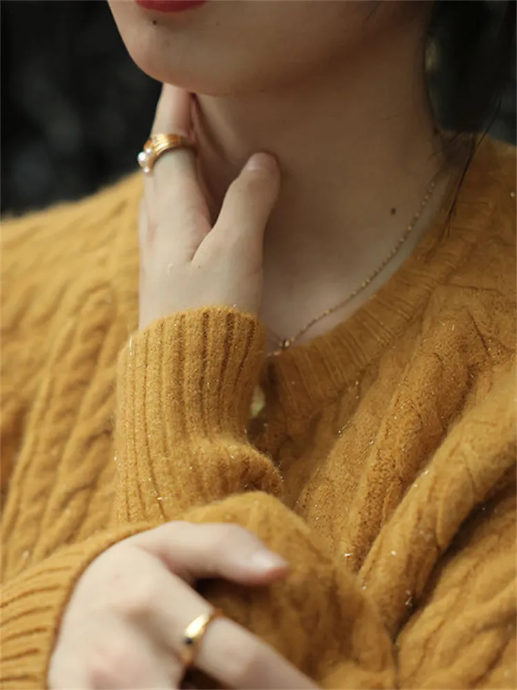 Vintage Single Breasted Gentle Sweater Jacket