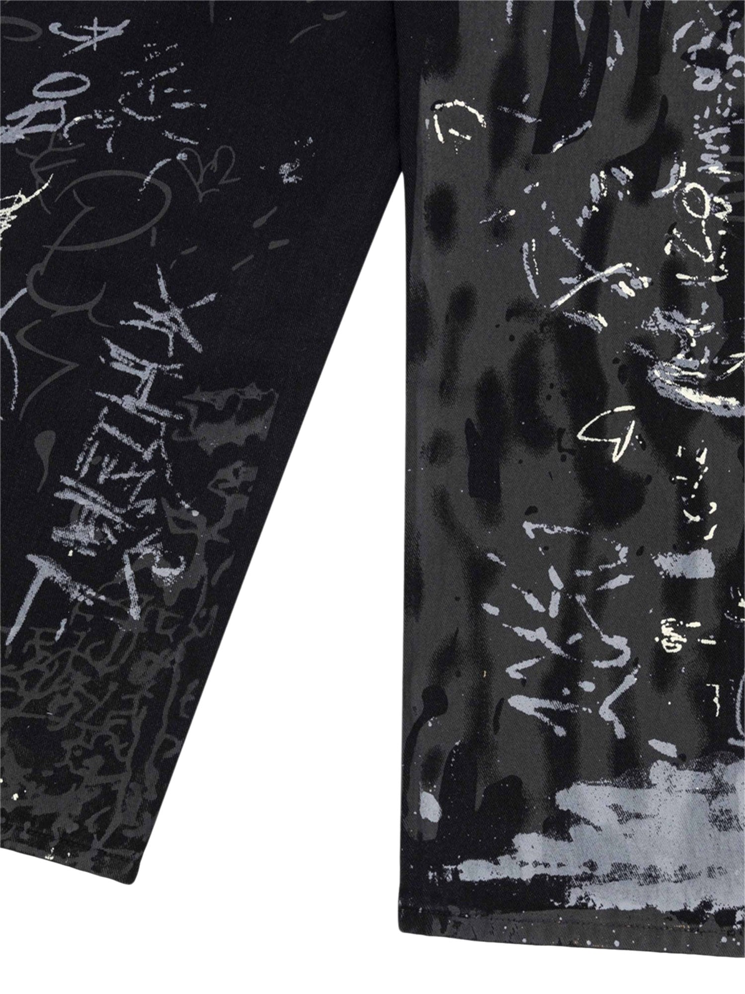 American Graffiti Letter Print Jeans - 1914