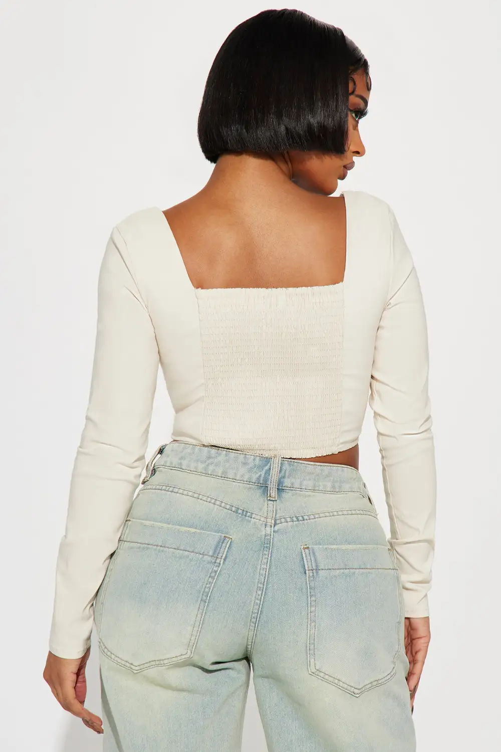 On My Way Corset Top - Beige