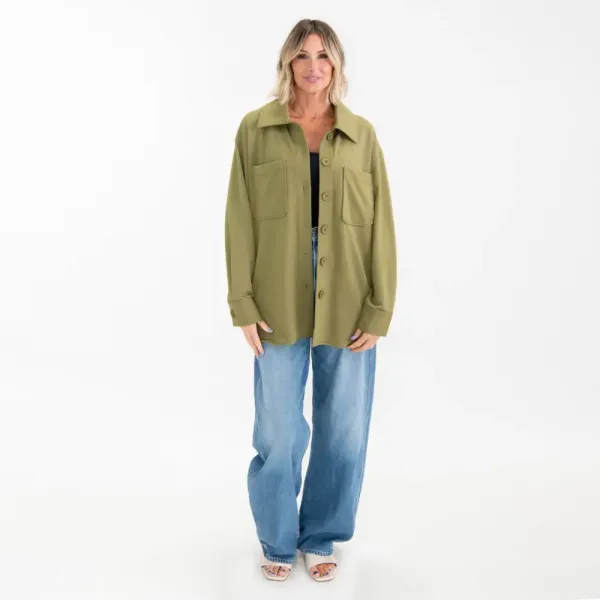 Faith Over Fear French Terry Shacket