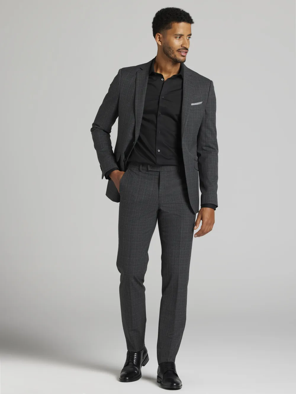 Wilke-Rodriguez Slim Fit Check Suit