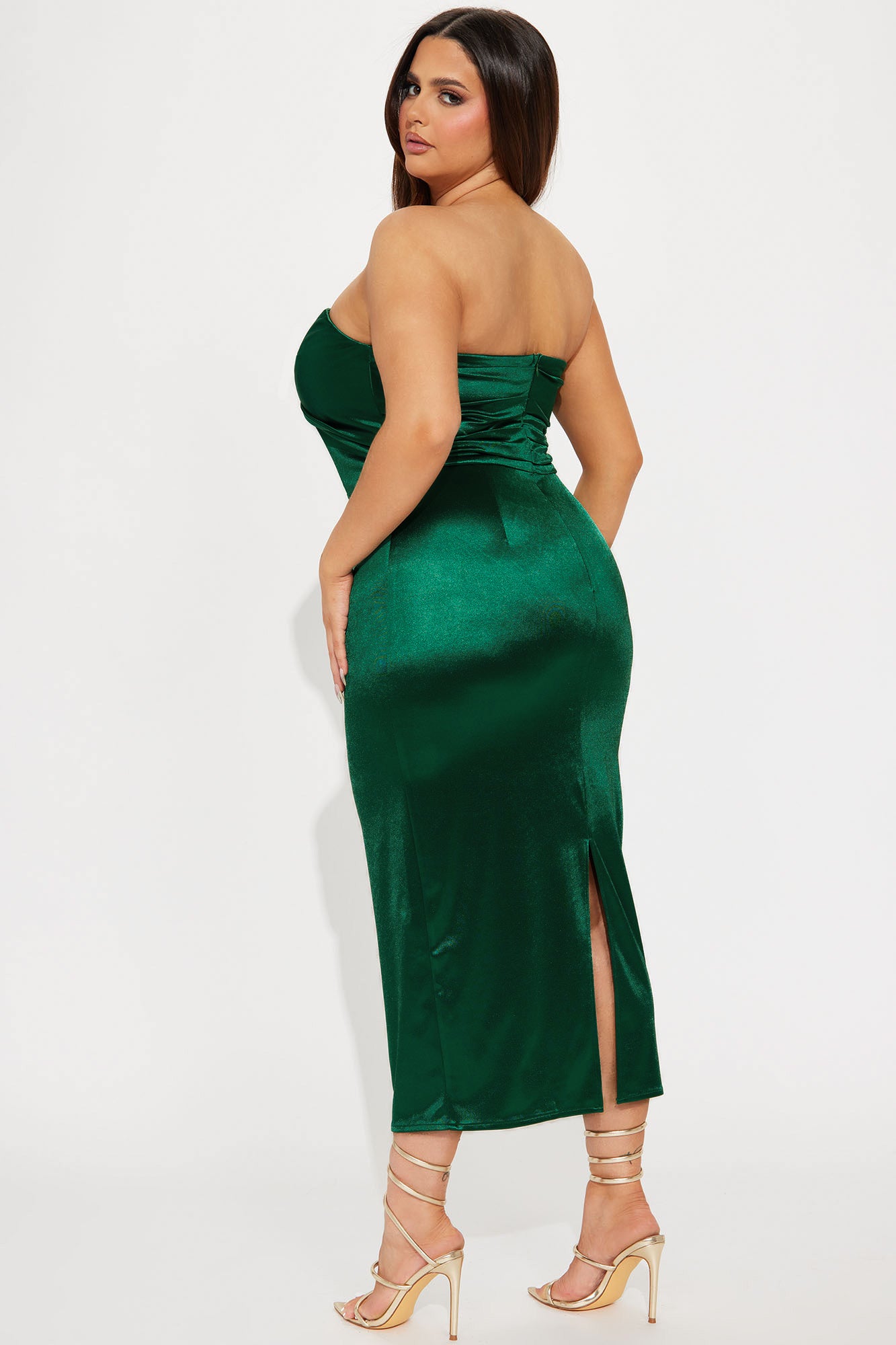 Missy Midi Dress - Emerald