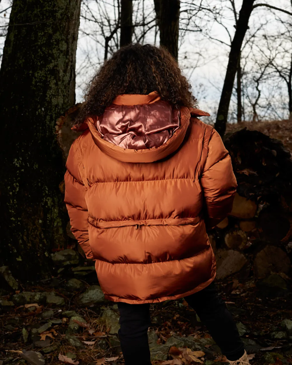 Orange Spice Mid Utility Puffer