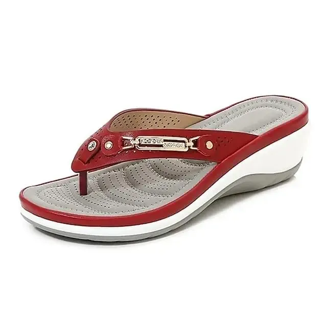 Women's Slippers Rhinestone Flip-Flops