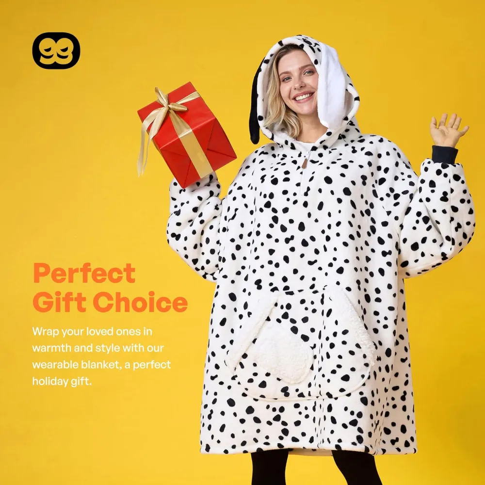 Panda Wearable Blanket Hoodie