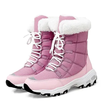 EVERYDAY FAUX FUR TRIM WATERPROOF WOMEN'S BOOTIE