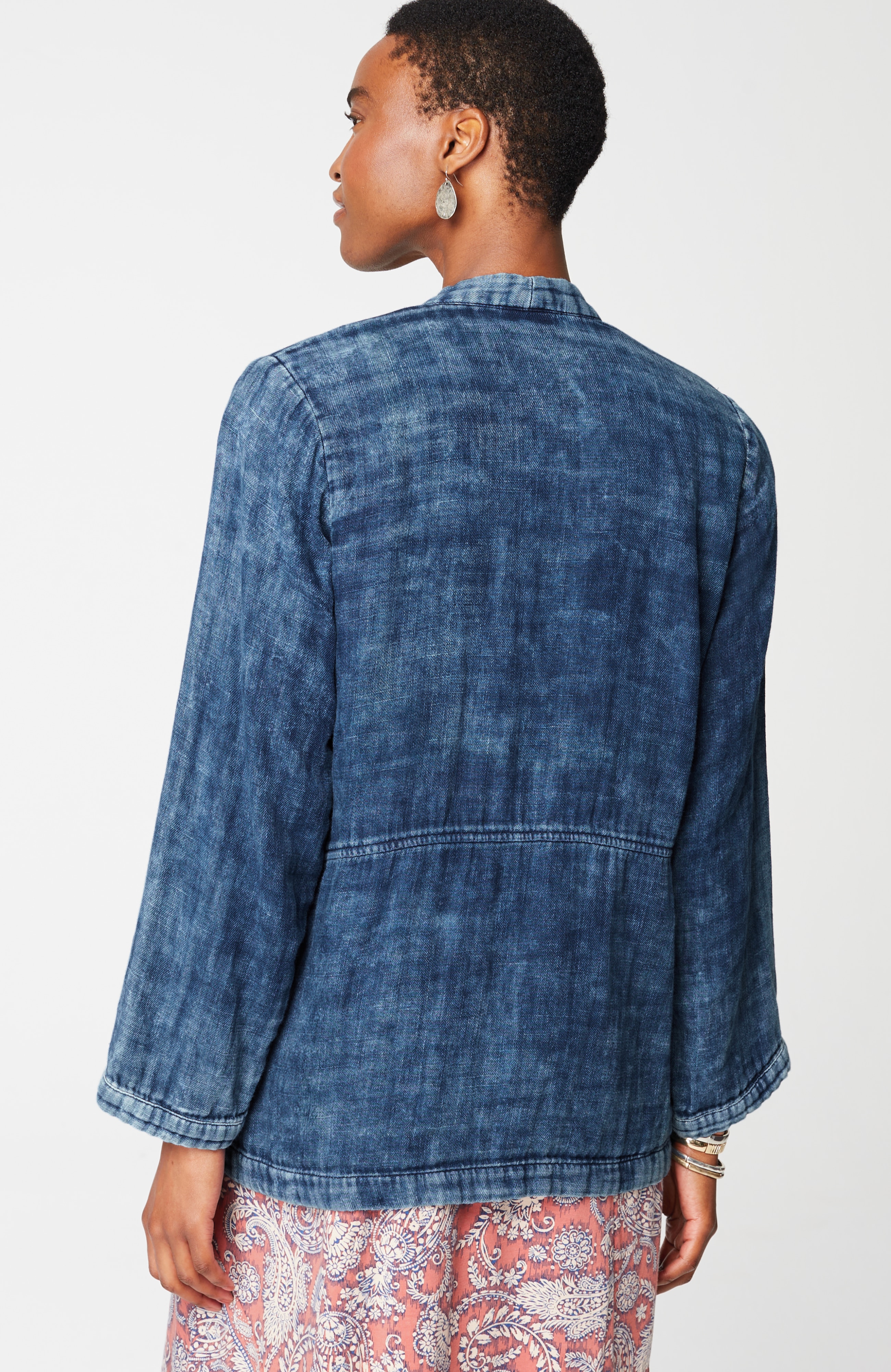 Pure Jill Double-Cloth Indigo Jacket