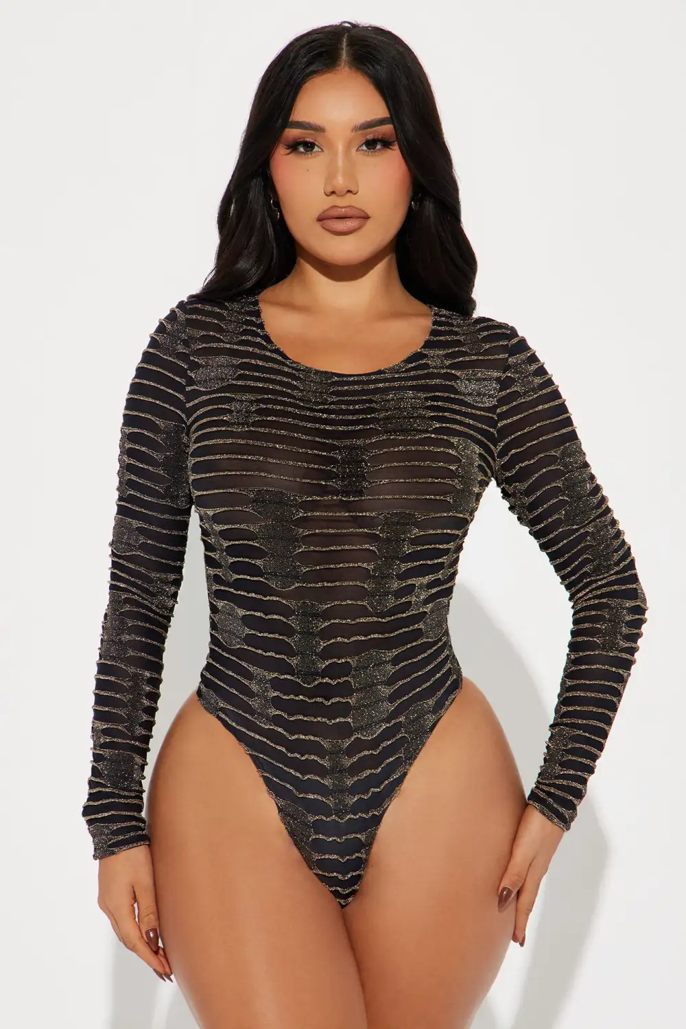 Giving My Best Bodysuit - Gold/combo