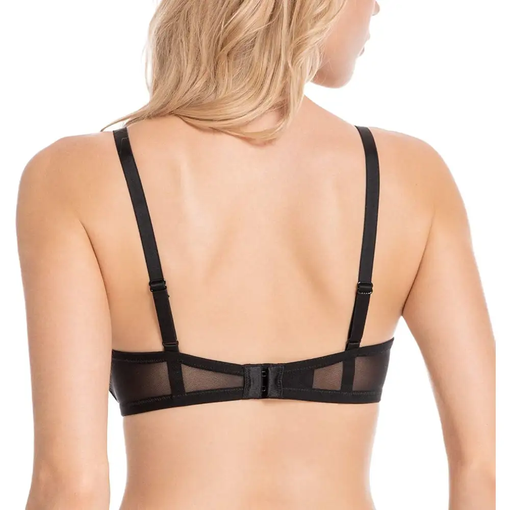Women’s Sexy Lace Padded Bra Embroidered Underwire Push Up Bra Bralette Plunge