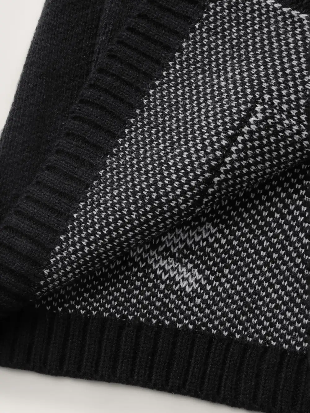 Skull Print Shawl Collar Knit Cardigan