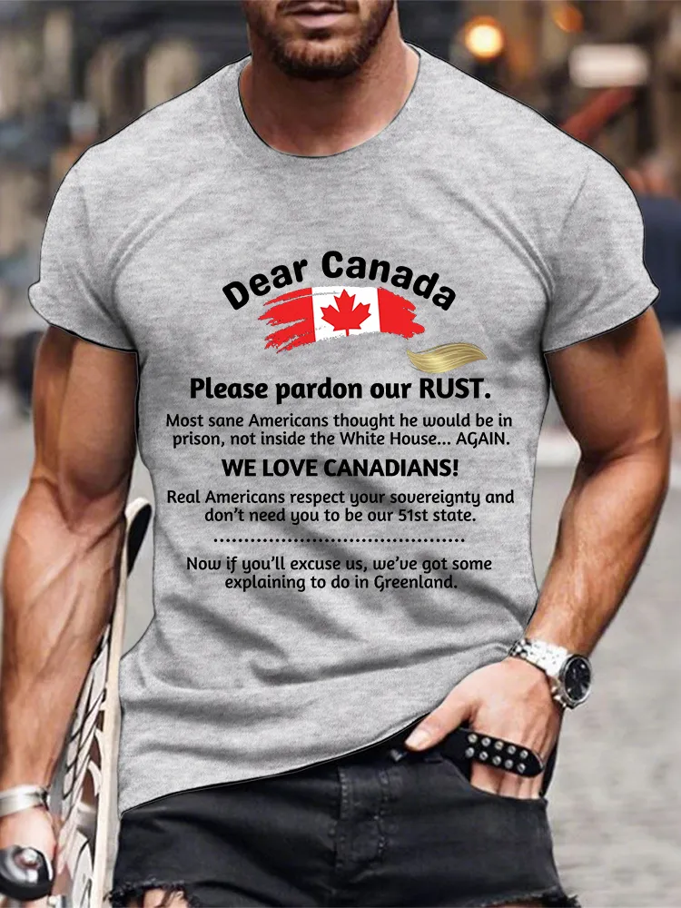 Men'S We Are Strong Canada Is Not For Sale T-Shirt