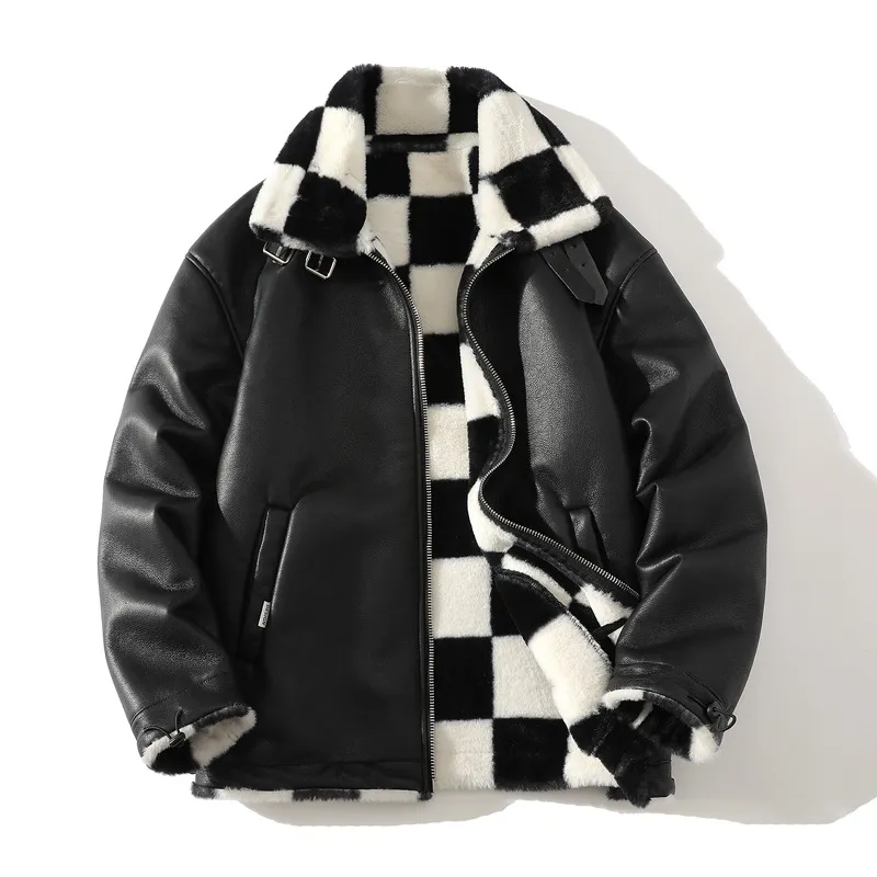 The Flying Tigers Men's Sheepskin Bomber Jacket Luc. 112