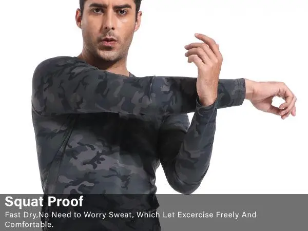 Men's Thermal Top & Bottom Set Underwear Long Johns Base Layer with Soft Fleece Lined Fabric for Athletic & Casual Wear