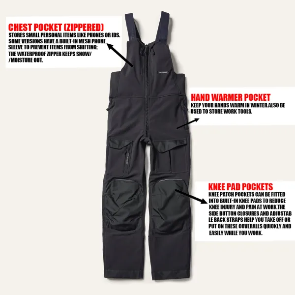 Mens Work Bib Overalls