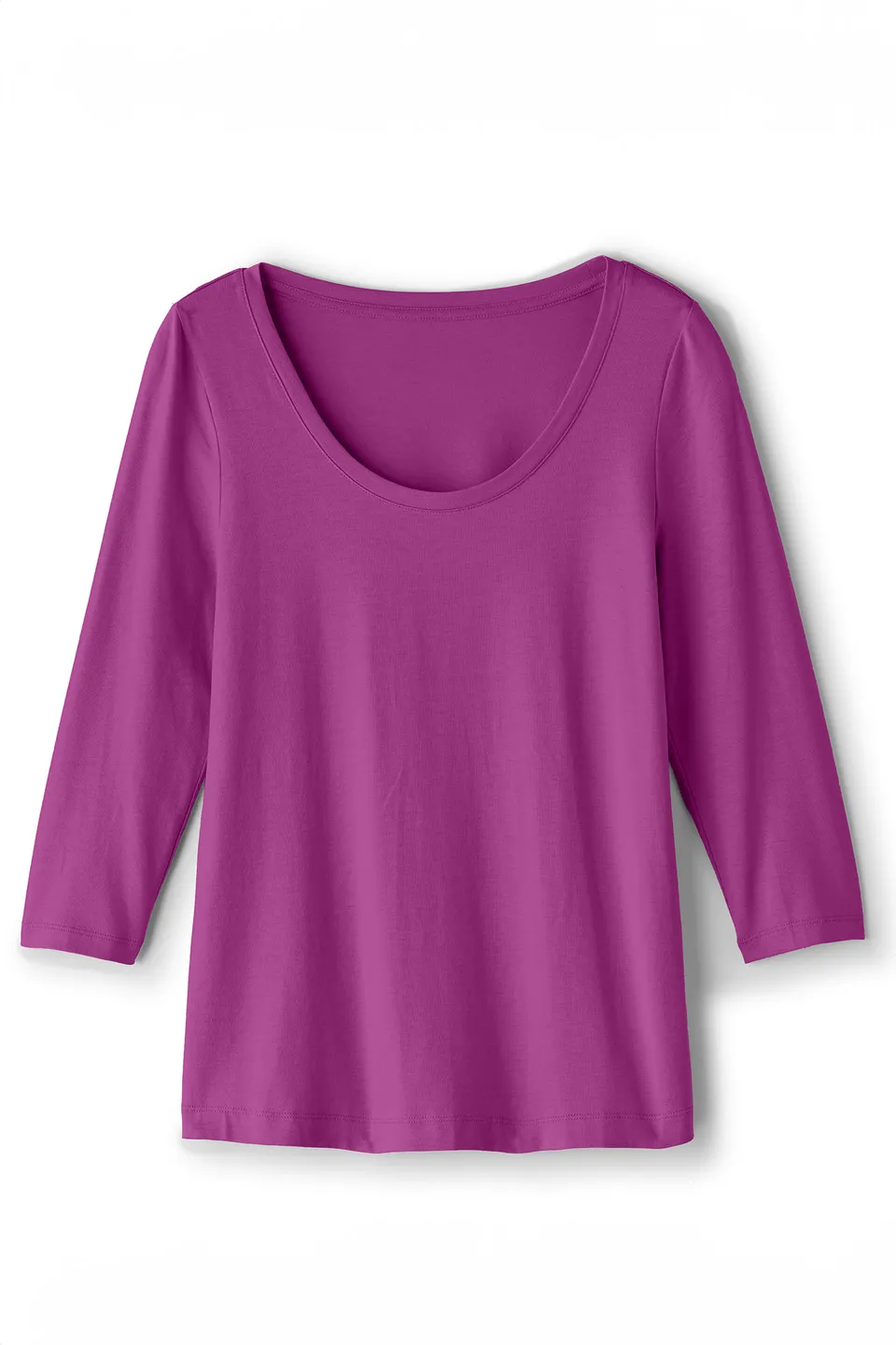 SoftEssential™ Supima® 3/4 Sleeve Tee I