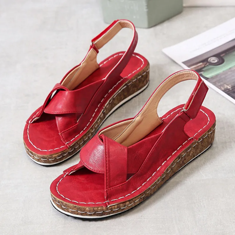 Comfortable wedge sandals