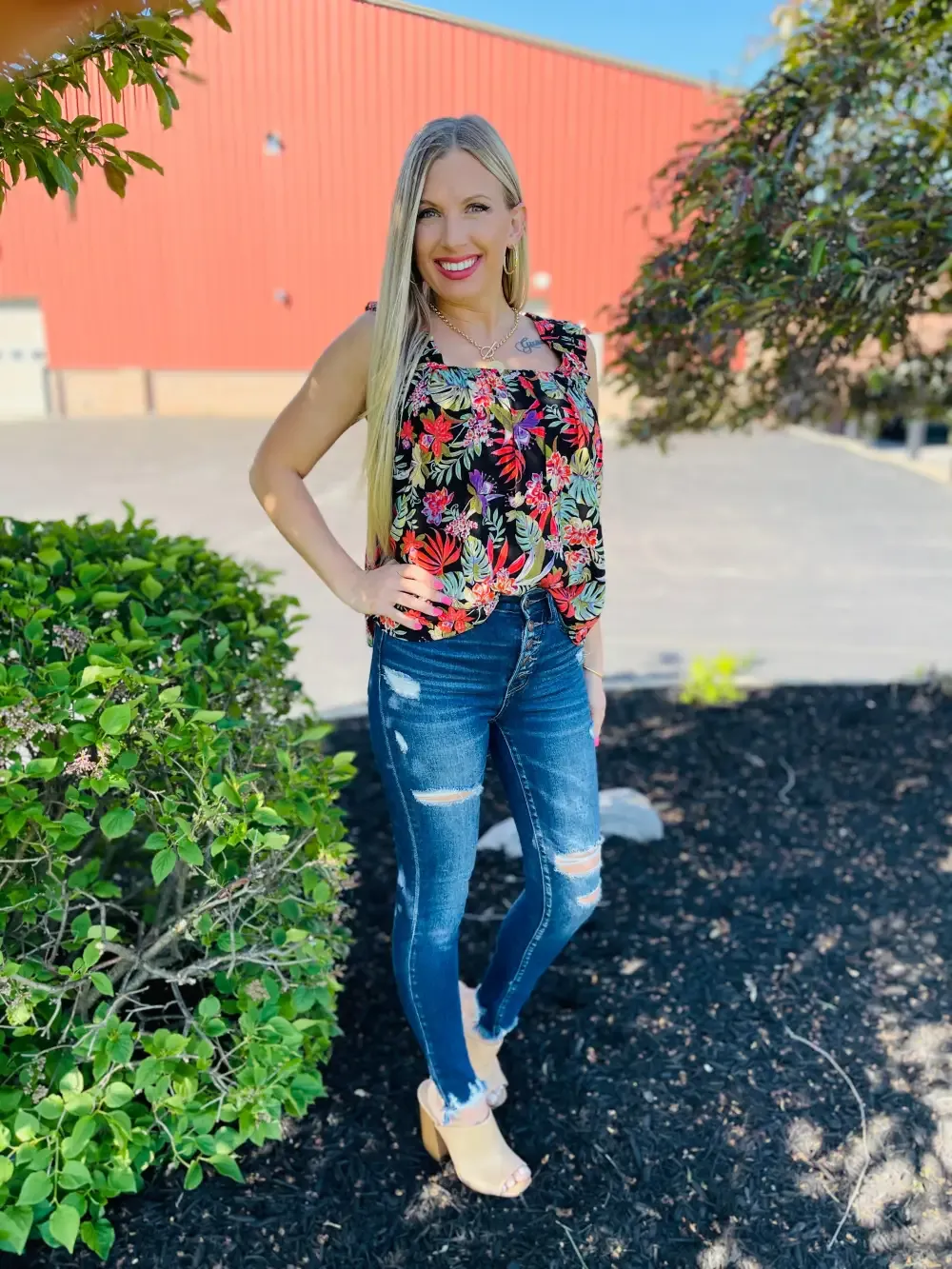 DOORBUSTER! I Like Big Button Fly Skinny Jeans