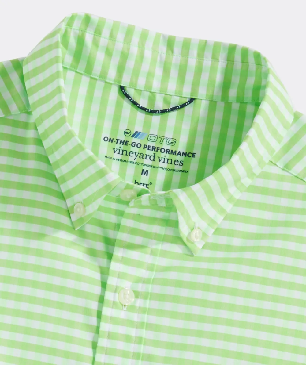 On-The-Go brrr° Gingham Shirt