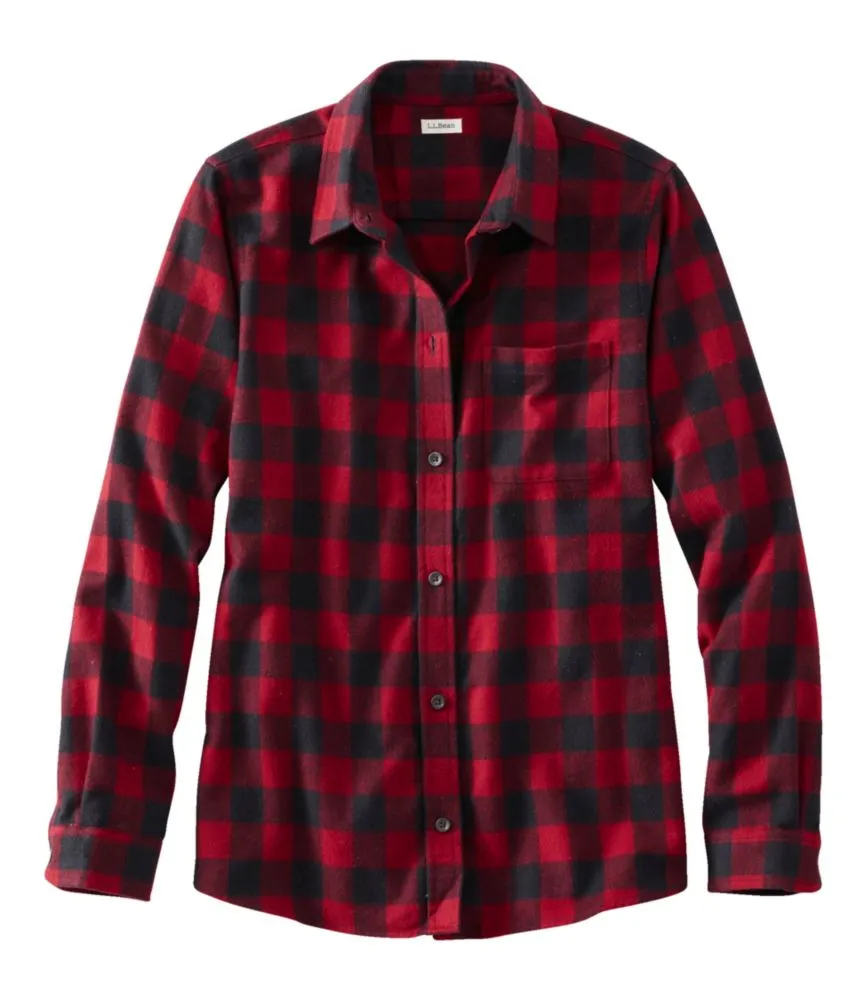 Women's Scotch Plaid Flannel Shirt, Relaxed