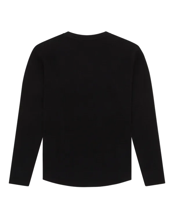 Black Cherub Thermal Long Sleeve Black