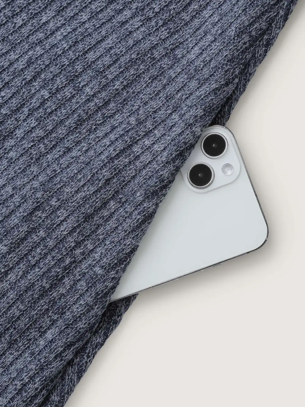 Textured Contrast Edge Hooded Jacket