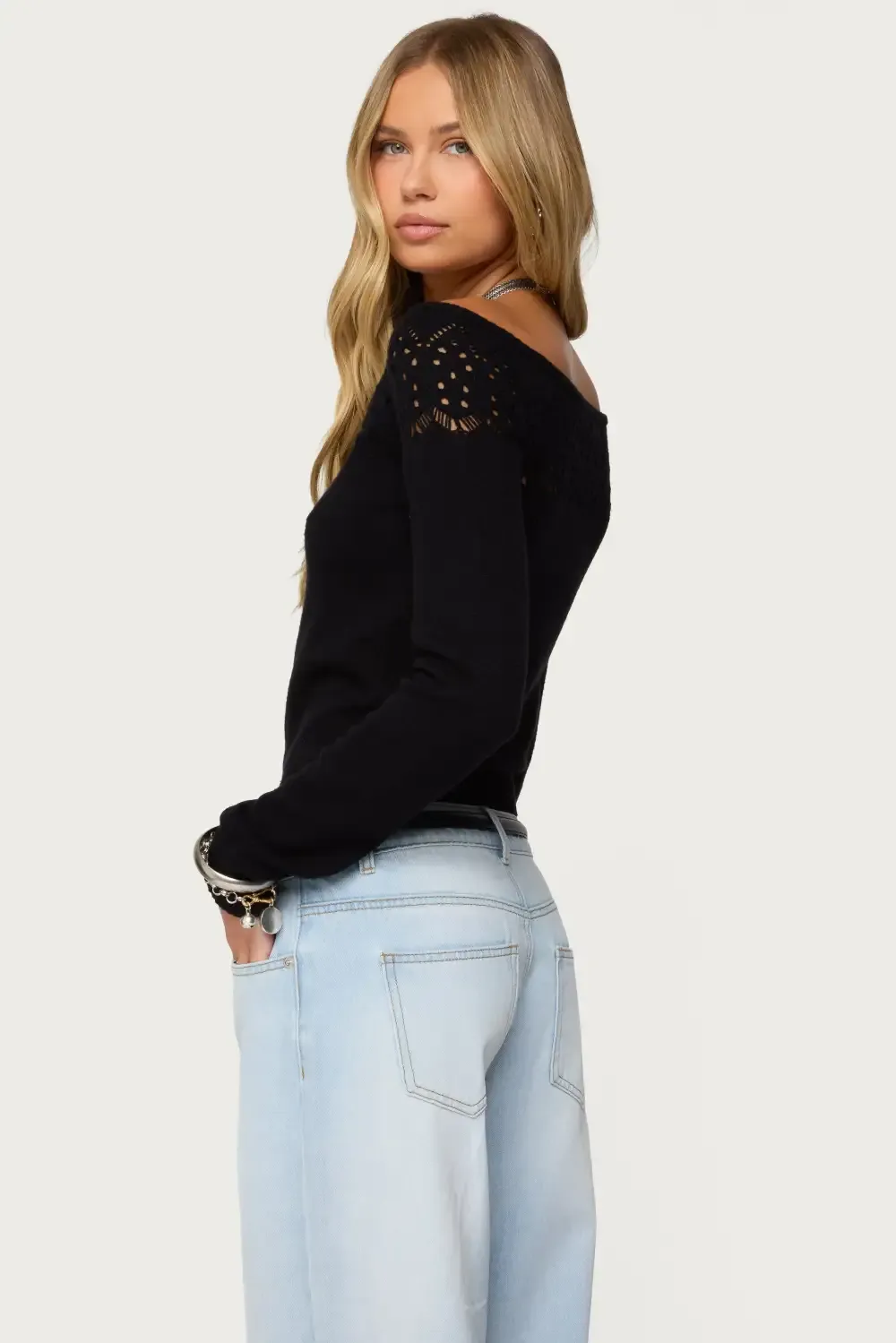 Lillis Boat Neck Knit Top